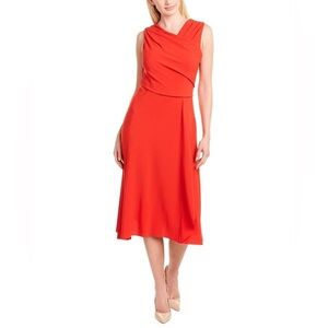Anne Klein Asymmetric Midi Dress